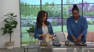 Alegria Leather Adjustable Sandals  Vienna on QVC [upl. by Burtie]