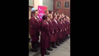 Clairvaux MacKillop College Vocal Ensemble at CEW Ministers Reception [upl. by Onej]