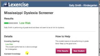 Mississippi Dyslexia Screener Explanatory VideoLexercise [upl. by Husain247]