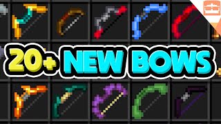 The BEST Minecraft Bow Addon ADDS 20 NEW BOWS [upl. by Deirdre440]