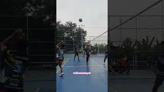 Smash bertubi tubuli shorts shortvideo volleyballshorts volleyball voliindonesia volimania [upl. by Akinohs]