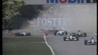 1993 F3000 Crash  SuperStar Girls wwwOrigoStarcom [upl. by Genna800]