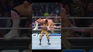 Tiffany Stratton tastes Bianca Belairs KOD Kiss Of Death wwe youtubeshorts [upl. by Ansilme675]