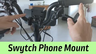 Brompton Hack Quadlock to Swytch Phone Mount [upl. by Qulllon]