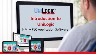 PLC Training Introduction to UniLogic HMI  PLC Application Software  UniStream by Unitronics [upl. by Rebmetpes]