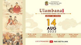 🔴LIVE Puncak Ulambana Sutra  Ta Mong San  Vihara Metta Jaya  140822 [upl. by Oninrutas981]