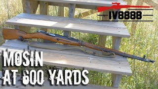 Mosin M9130 at 600 Yards [upl. by Ynattyrb617]