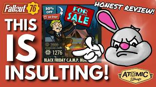 Black Friday MEGA Sale in the ATOM SHOP what to GET amp what to AVOID Fallout 76 CAMP Builder Review [upl. by Lynette]