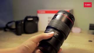 CANON LENS EF 100mm f28L IS USM Macro Lens [upl. by Ahsiekrats134]