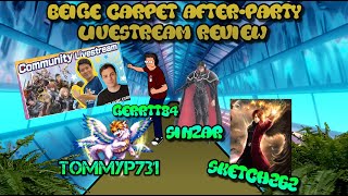 FFBE  12122023 Community Livestream Beige Carpet Review ft Sinzar TommyP731 and Sketch262 [upl. by Ammann609]