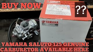 Carburetor Yamaha Saluto 125  Yamaha Saluto Parts  Yamaha Genuine Parts [upl. by Suilmann]