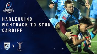 Highlights  Cardiff Rugby v Harlequins Round 3 │Heineken Champions Cup Rugby 202122 [upl. by Britta755]