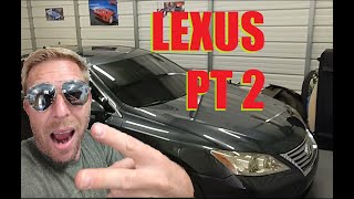 Lexus ES350 full custom stereo system bass upgrade [upl. by Nosyaj]