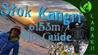 Climbing Stok Kangri in Ladakh India  No guide [upl. by Balthasar]