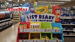 OFFICEMAX BACK TO SCHOOL SUPPLIES 2024 [upl. by Isus]