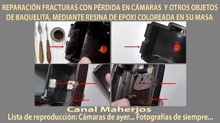 Reparación y restauración de las cámaras fotográficas y otros objetos de baquelita [upl. by Gnet]