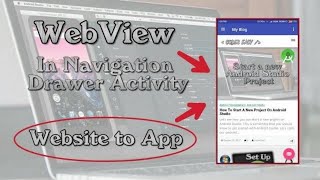 WebView In Navigation Drawer Activity [upl. by Assirim32]