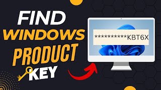 How to Find Windows Product Key  Any Windows  3 easy methods [upl. by Esej]