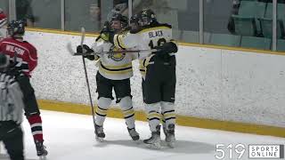 GOJHL  Listowel Cyclones vs KitchenerWaterloo Siskins [upl. by Graaf]