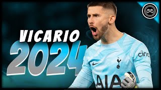 Guglielmo Vicario 202324 ● The Heroic Rescuer ● Crazy Saves amp Skills  Passes Show  HD [upl. by Annayrb168]