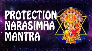 GREAT PROTECTION MANTRA  NARASIMHA LORD MANTRA ॐ MAN POWER MANTRA of spirituality PM [upl. by Tterej]