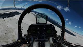 DCS World 25 360° cockpit Harrier formation flight Aerobatics Online [upl. by Yesnik]