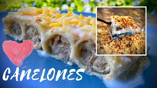 Canelones de pollo MUY FÁCILES y Super Sabrosos 😋  GUILLE RODRIGUEZ [upl. by Kirwin]