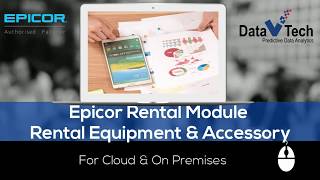 Epicor Rental Equipment and Accessory [upl. by Congdon40]