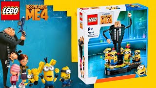 LEGO DESPICABLE ME 4 75582 BRICK BUILT GRU AND MINIONS [upl. by Auerbach]