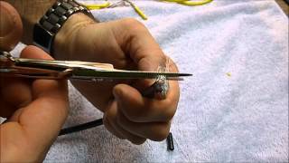 How to Strip CAT5 amp COAXIAL CABLE  Klein Electrician Scissors [upl. by Baillie]