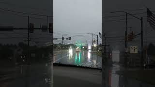 Torrential Downpour on PA 501 South August 6 2024 stormwarning [upl. by Ursulina]