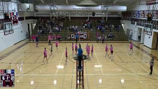 PlatteGeddes vs Parkston C team and JV Volleyball [upl. by Harim]