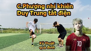 Thử Thách Bóng Đá với Công Phượng nhí Việt Nam kỹ thuật sút bóng và skills khiến Đỗ Kim Phúc bất ngờ [upl. by Ilene729]