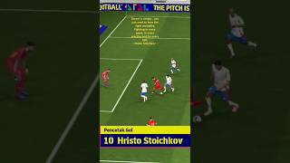 efootball double heel goal Hristo Stoichkov efootball pes konami shorts hristostoichkov goals [upl. by Loni]