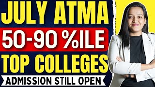 Top MBA Colleges Through ATMA 5090 ile  MBA Colleges Admissions Still Open ✅ [upl. by Ardnik]