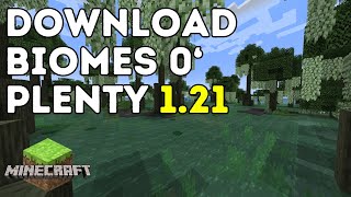 How To Download amp Install Biomes O Plenty In Minecraft 121 [upl. by Nichol]