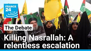 Killing Nasrallah A relentless escalation • FRANCE 24 English [upl. by Esyla417]