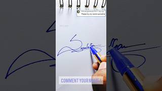 Letter S signature ❣️ SARULATHA signaturestyle signature art sign [upl. by Eidda]