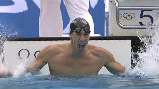 Beijing Olympic Games Swimming Mens 100m Butterfly Final [upl. by Ronal]