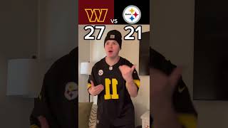 Jayden Daniels vs Russell Wilson😳🏈 nfl football steelers commanders skit funny [upl. by Ideih164]