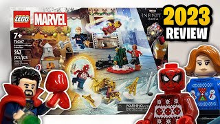 LEGO Marvel Infinity Saga Avengers Advent Calendar 76267  2023 Set Review [upl. by Googins630]