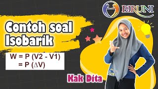 SMA Fisika Kelas 11  Contoh soal Isobarik  Bimbel Online SMA Biruni Tangerang [upl. by Arela]