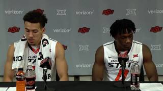 Cowboy Basketball vs Texas Tech  Post Game 022517 [upl. by Dweck]