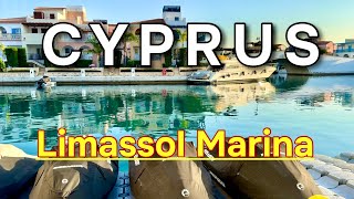 Limassol Old Port and Marina Cyprus 4K [upl. by Tammany]