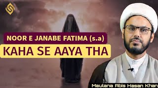 Noor E Janabe Fatima sa Kaha Se Aaya Tha  Maulana Abis Hasan Khan Sahab [upl. by Brennan450]