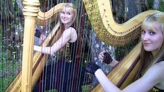 SMOKE ON THE WATER Deep Purple Harp Twins  HARP ROCK [upl. by Alyce415]