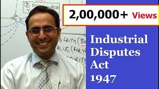 Introduction to Industrial Disputes Act 1947 Video1  for CS CMA amp LLB Labour laws [upl. by Adley]