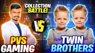 🔥யார் சாமி இவன் 😱Allied Twins Vs PVS Gaming 😭 Collection Battle With Same Id Tips amp Tricks Tamil [upl. by Ihcekn]