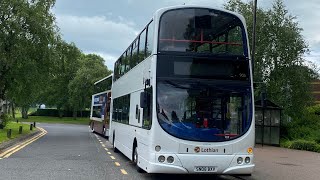 Rare B9TL Thrash  Lothian Buses 905  SN08 BXV [upl. by Dikmen551]