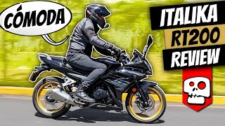 Italika RT200 Review  Una deportiva muy cómoda  Alets Go [upl. by Jeconiah]